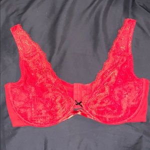 Cacique stunning red and gold bra